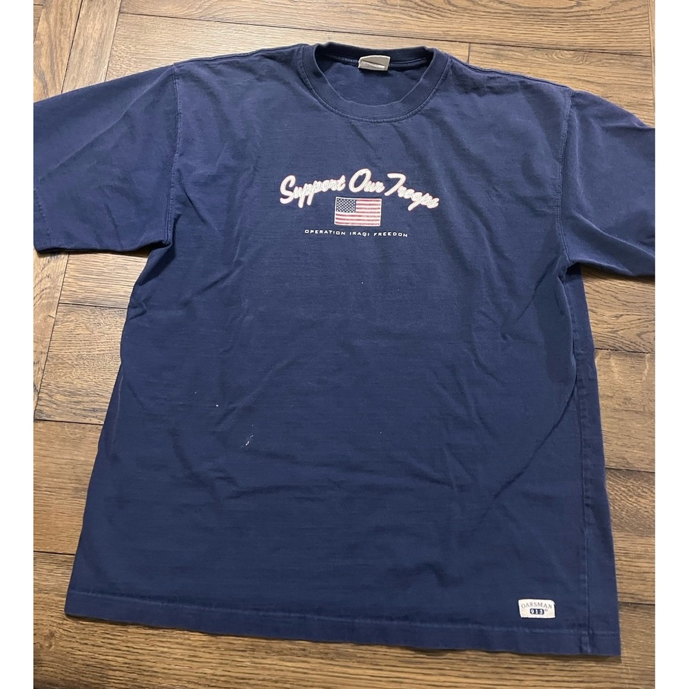 Vtg Y2K Operation Iraqi Freedom Military T Shirt Size Mens Large * READ